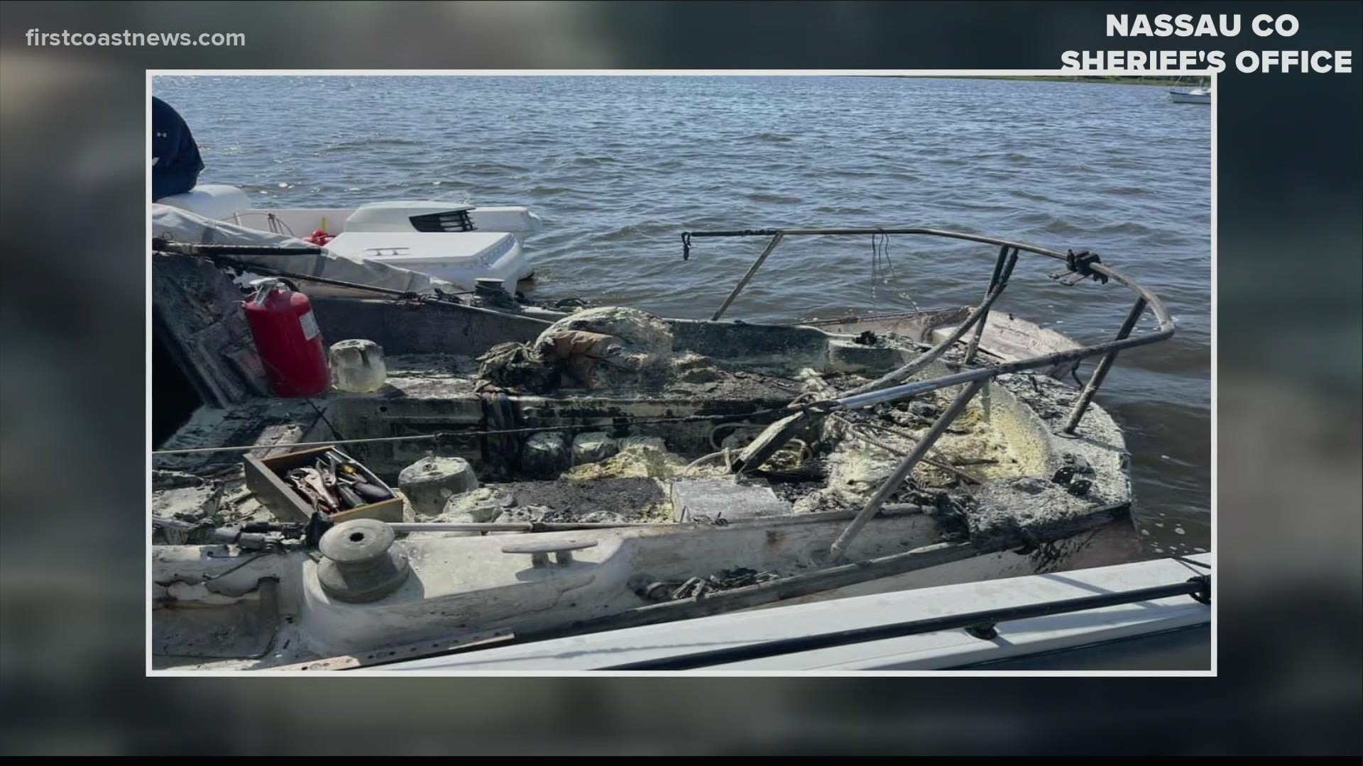 Authorities rescue 2 people from sailboat fire in Fernandina Beach
