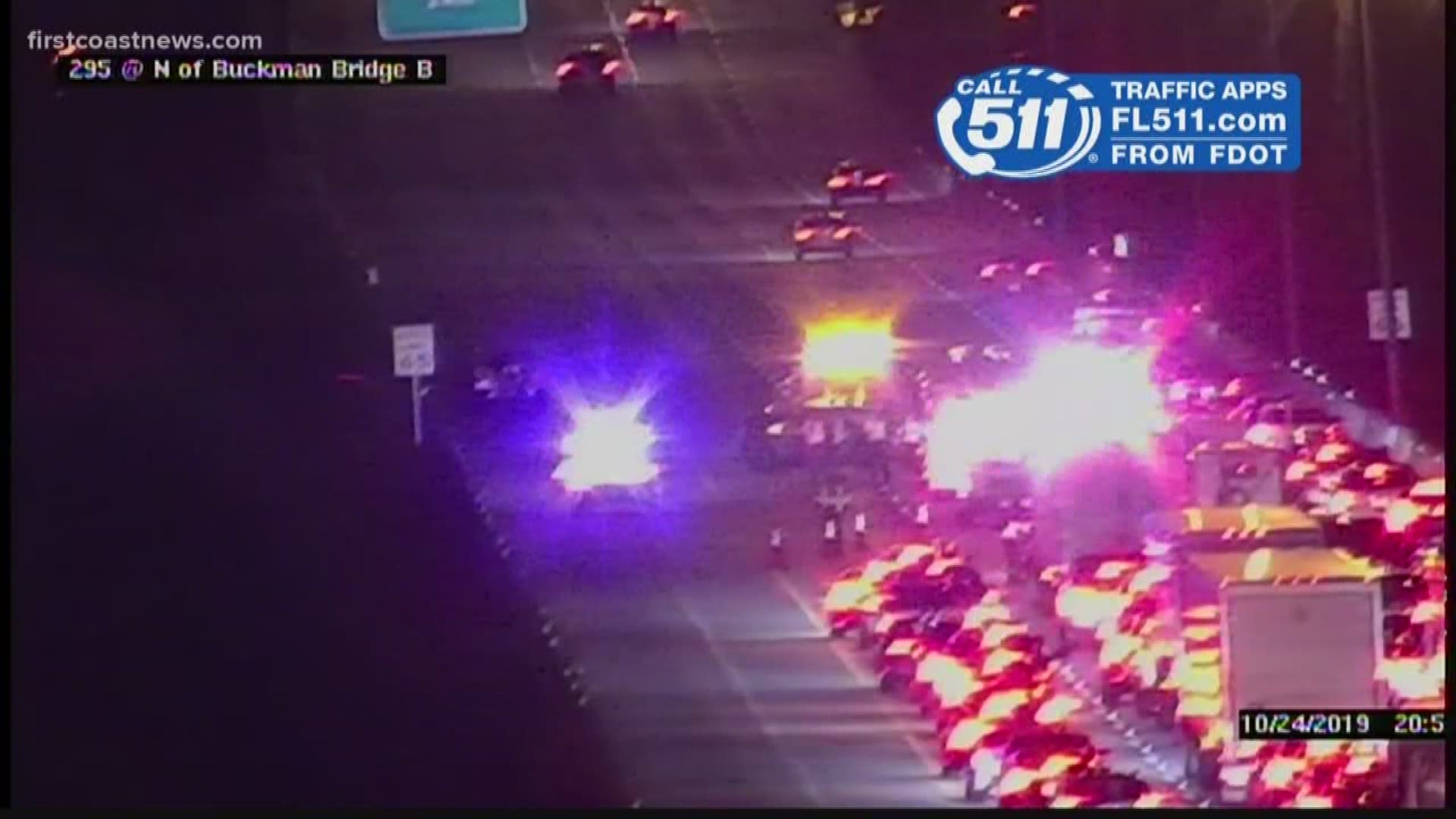 Multiple injured from crash on Buckman Bridge headed toward Mandarin