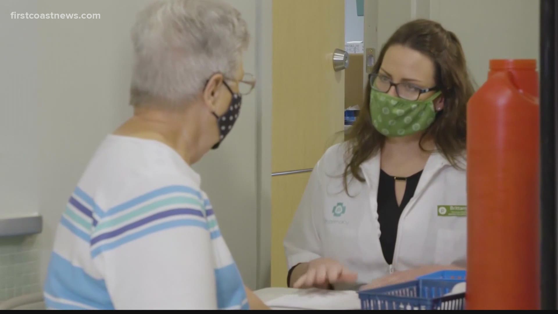 The Duval County Publix vaccination sites were not showing up on the website Friday morning when the appointments went live.