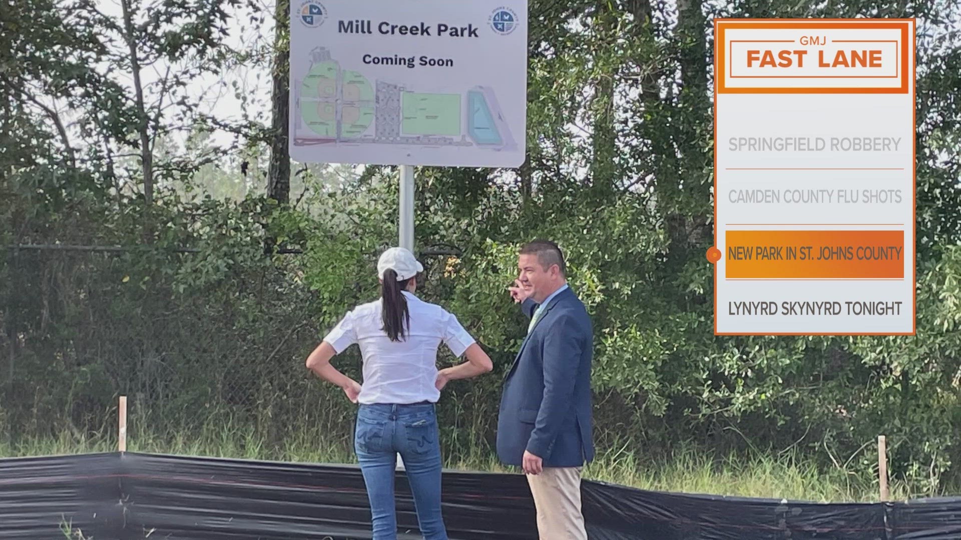 Mill Creek Park will be located off of State Road 16 in St. Augustine and will have several different fields, batting cages, restrooms and a concession stand.