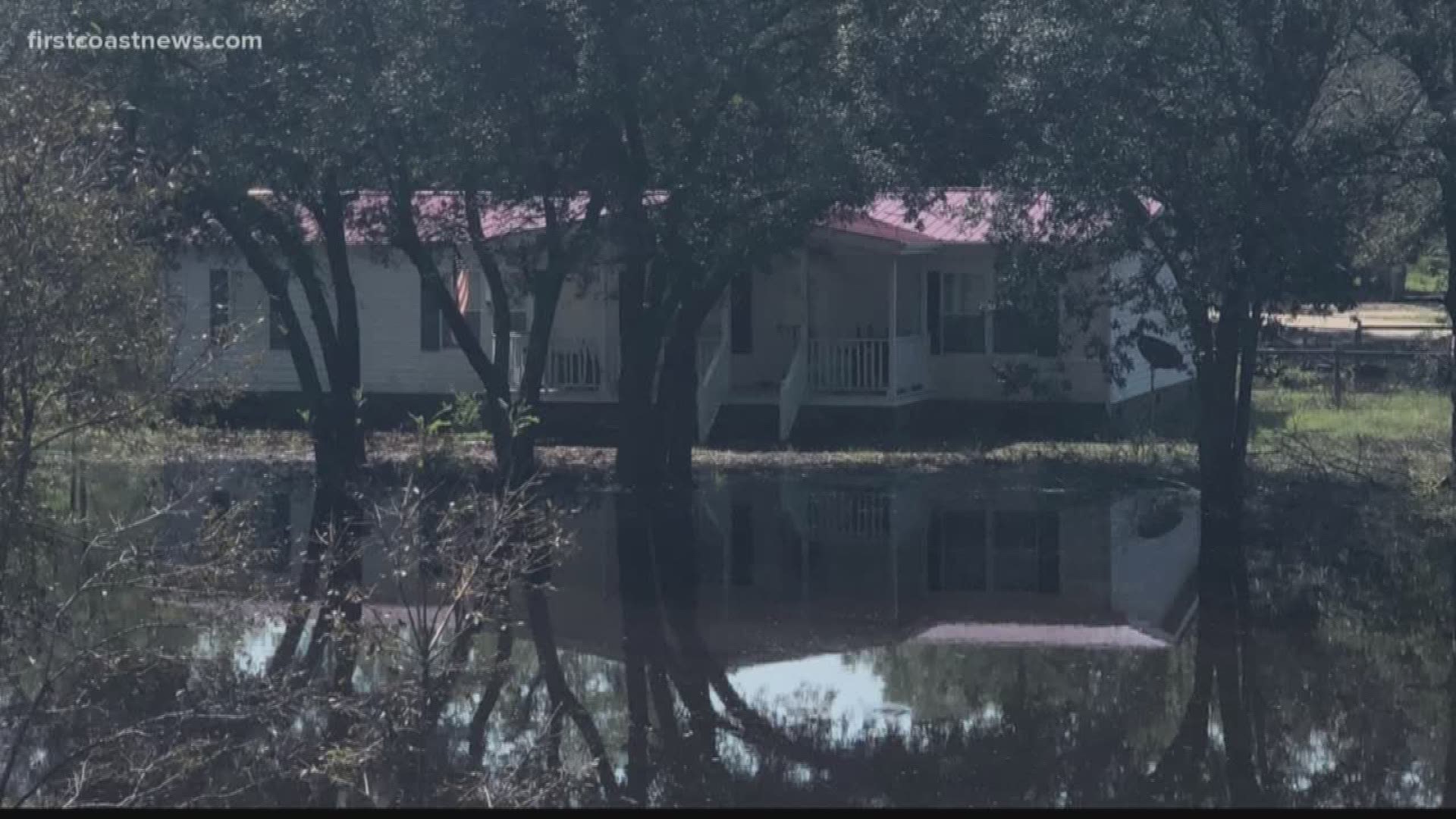 A First Coast man is back home after helping those inundated by floodwater in North Carolina.