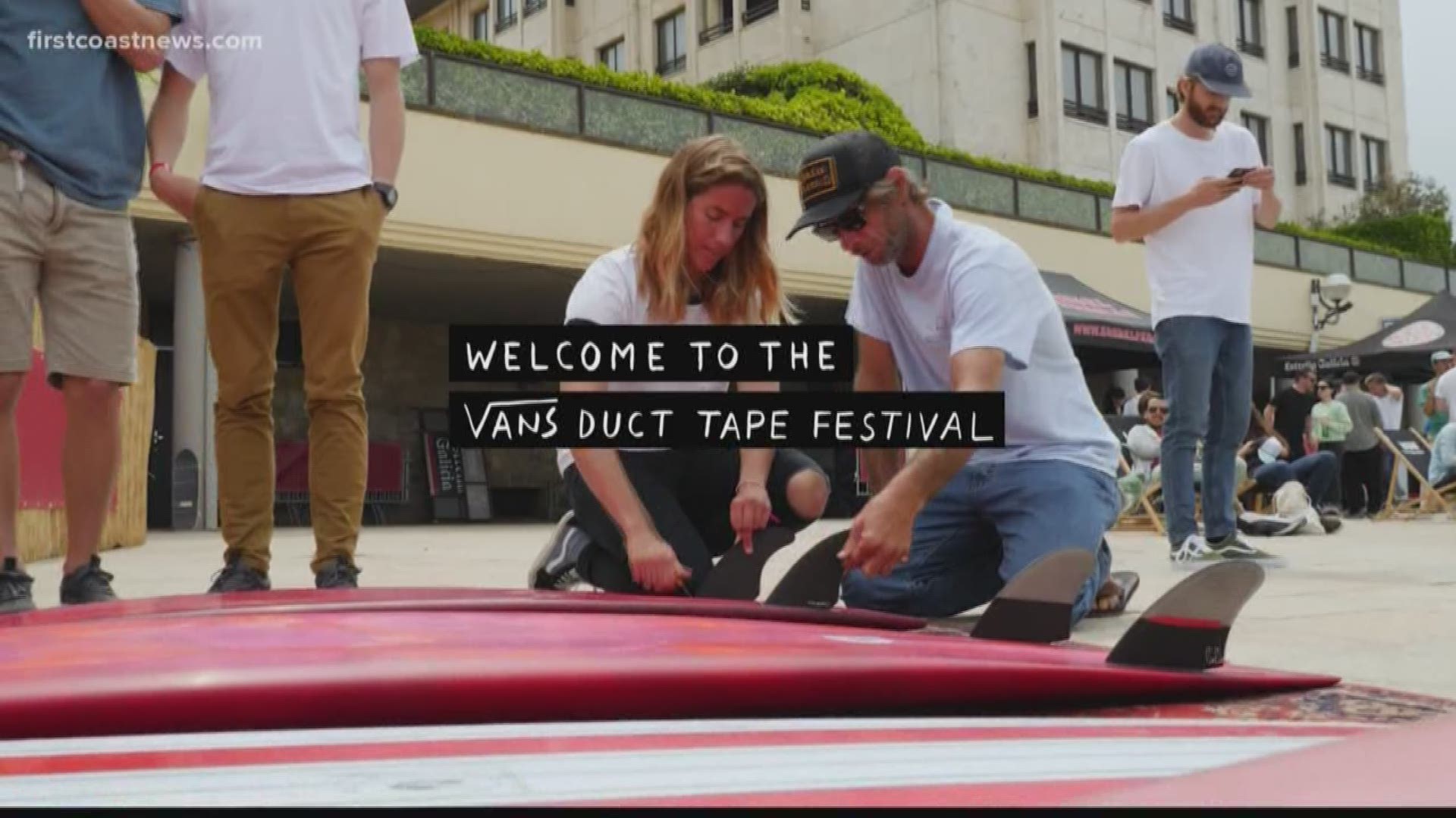 The Vans Duct-Tape Festival is underway in St. Augustine this weekend!