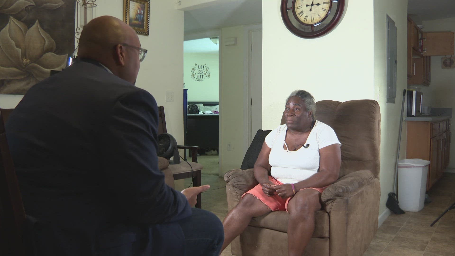 After we interviewed Carol Russell, her air conditioner was replaced the next day. Rep. Angie Nixon says she is considering filing legislation to protect tenants.