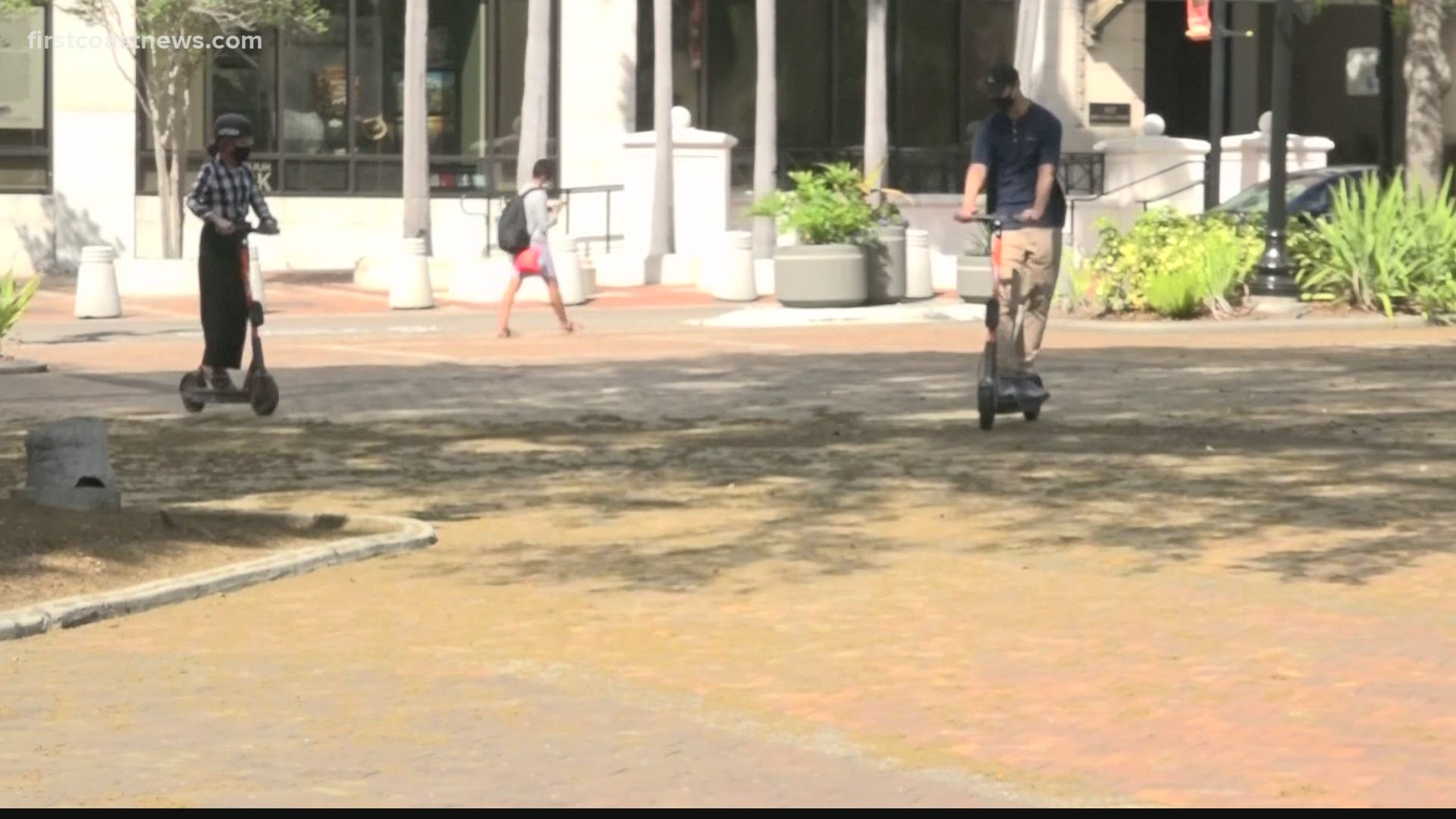 Spin held an event Friday for riders to educate them on how to operate a scooter.