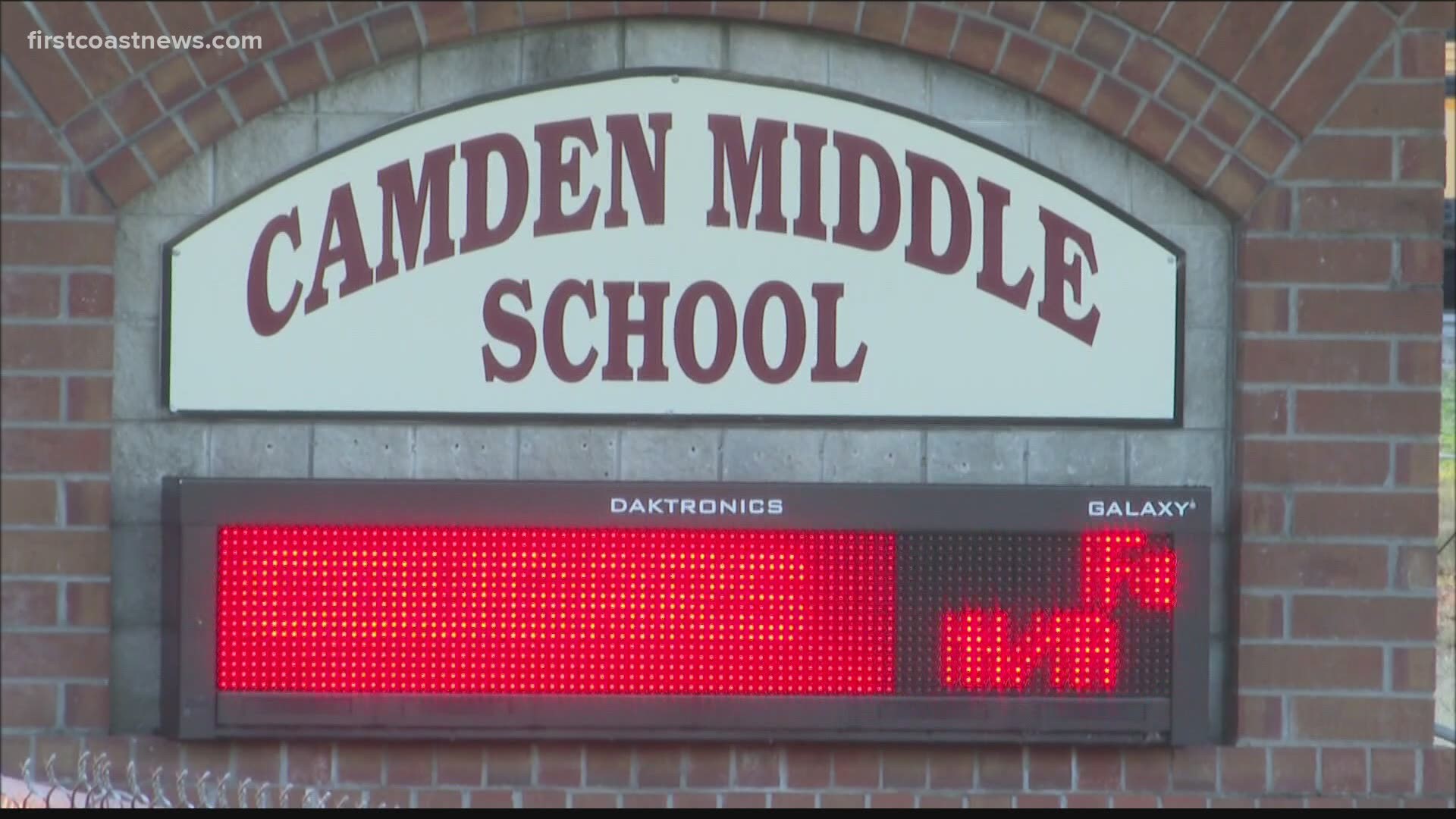 The alleged sexual misconduct happened while Steven Rayle was at work at Camden Middle School.