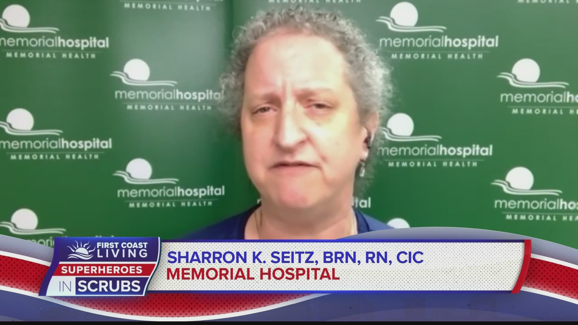 Sharron Seitz is Director of Infection Prevention at Memorial Hospital. It's not a job to her but a passion that helps her keep staff, physicians and patients safe.