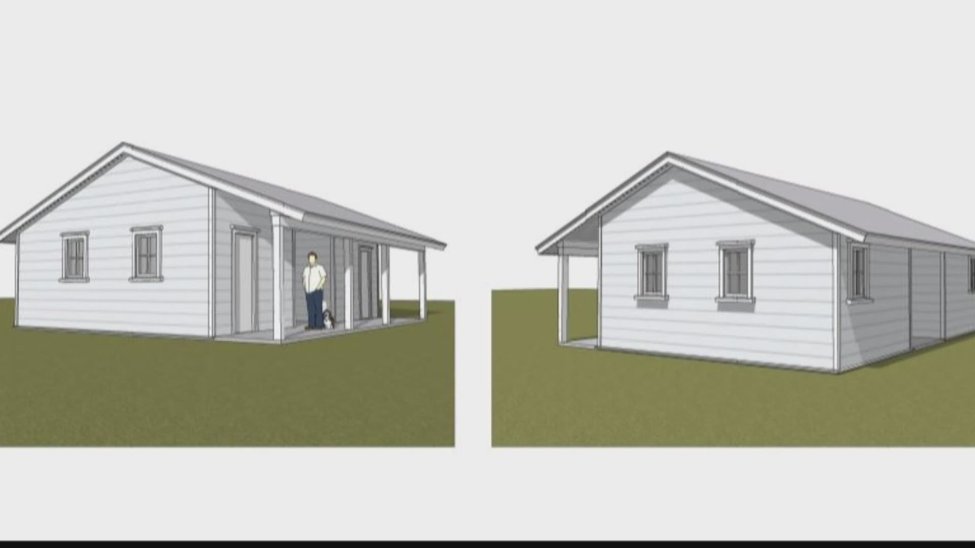 Anne Stembler, the founder of Hand in Hand of Glynn, Inc. is spearheading the effort to build 60 tiny homes in Brunswick.