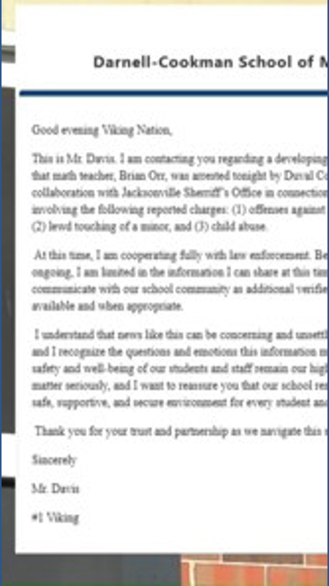 Darnell-Cookman school teacher arrested for alleged sex crimes against ...