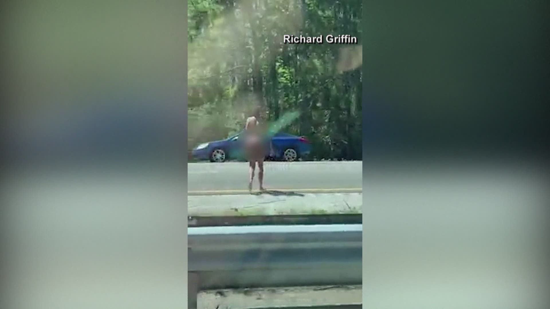 Stunned drivers on Interstate 95 are still talking about a naked woman they spotted sauntering across the Interstate 95 naked on Friday near Flagler Beach.