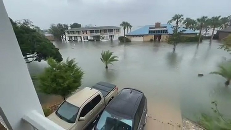Davis shores flooding
