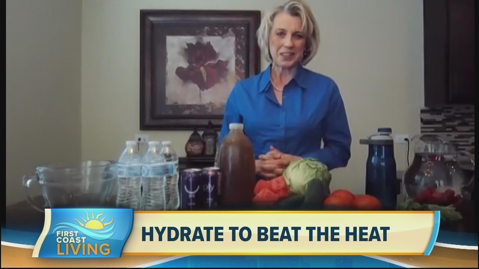 Chair of the Department of Nutrition and Dietetics at UNF, Dr. Lauri Wright shares some fun, creative ideas for keeping healthy and hydrated all summer.