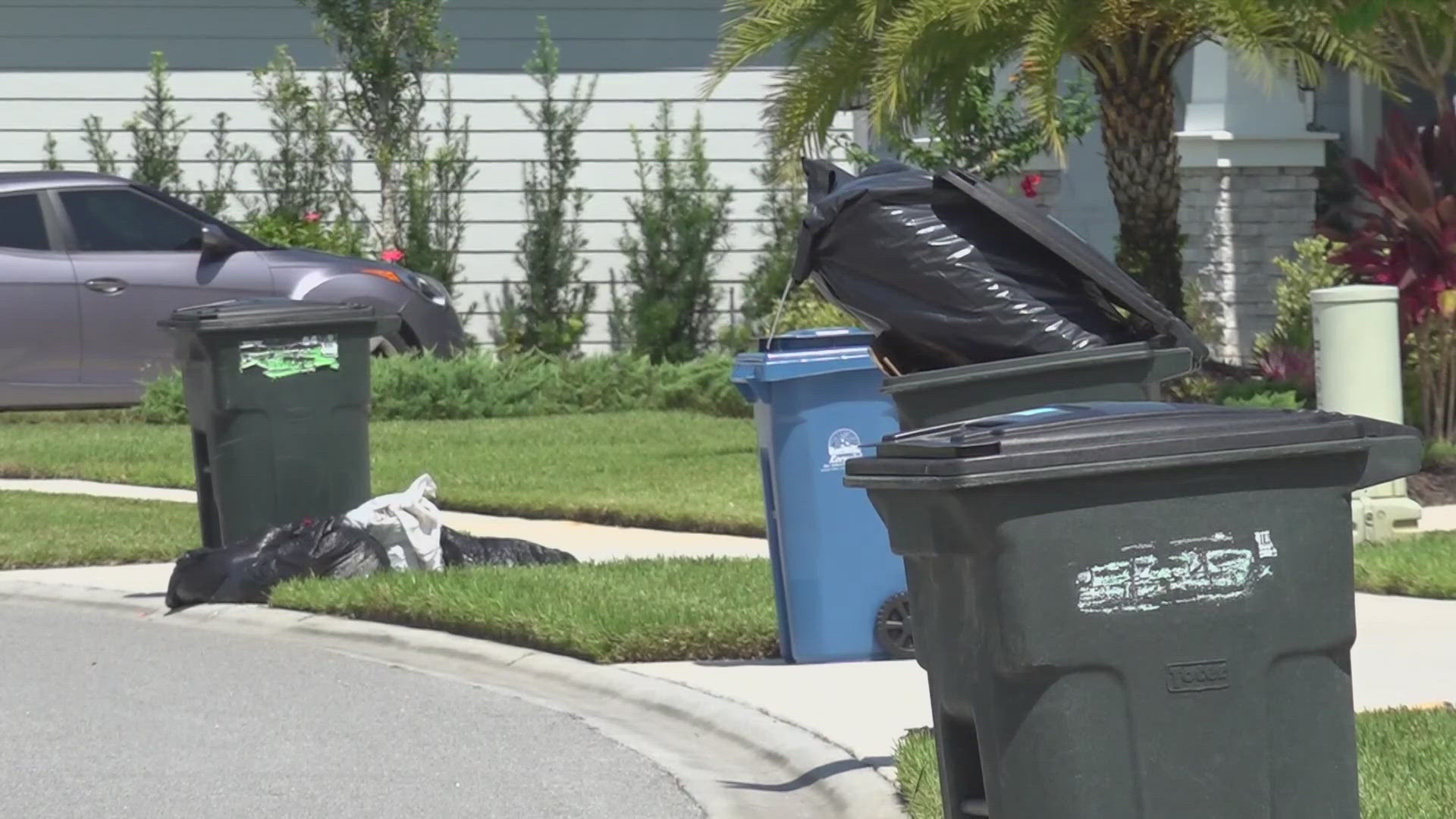 The City of St. Augustine Beach Public Works Department was out on Saturday and Sunday, managing trash pickup for sections of Anastasia Island.