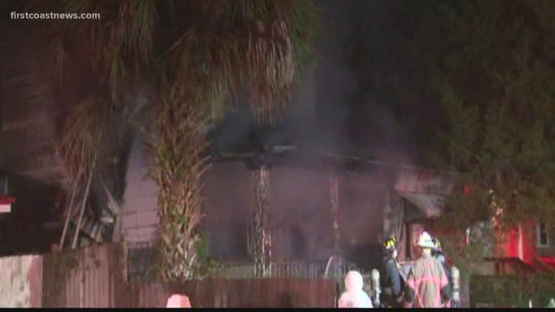 A piece of history went in flames when a house caught fire in a historic St. Augustine neighborhood.