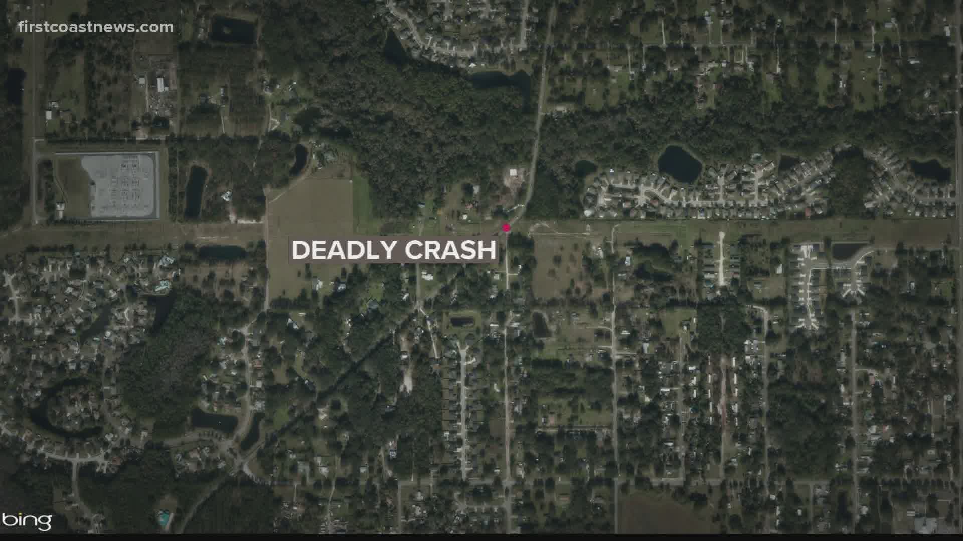 The Jacksonville Fire Rescue Department pronounced the driver dead at the scene. He was wearing a helmet, police said.