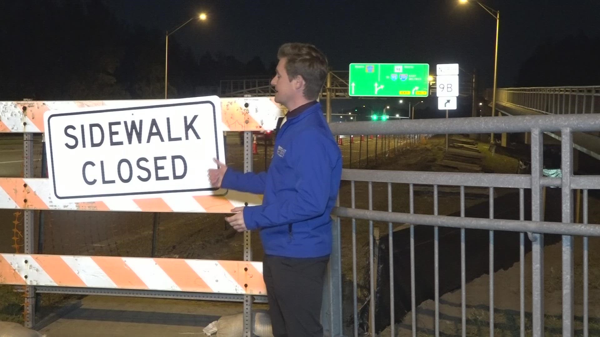 A spree of crashes has led to a sidewalk improvement project, but some parents still want to see another step to keep kids safe walking to Liberty Pines Academy.