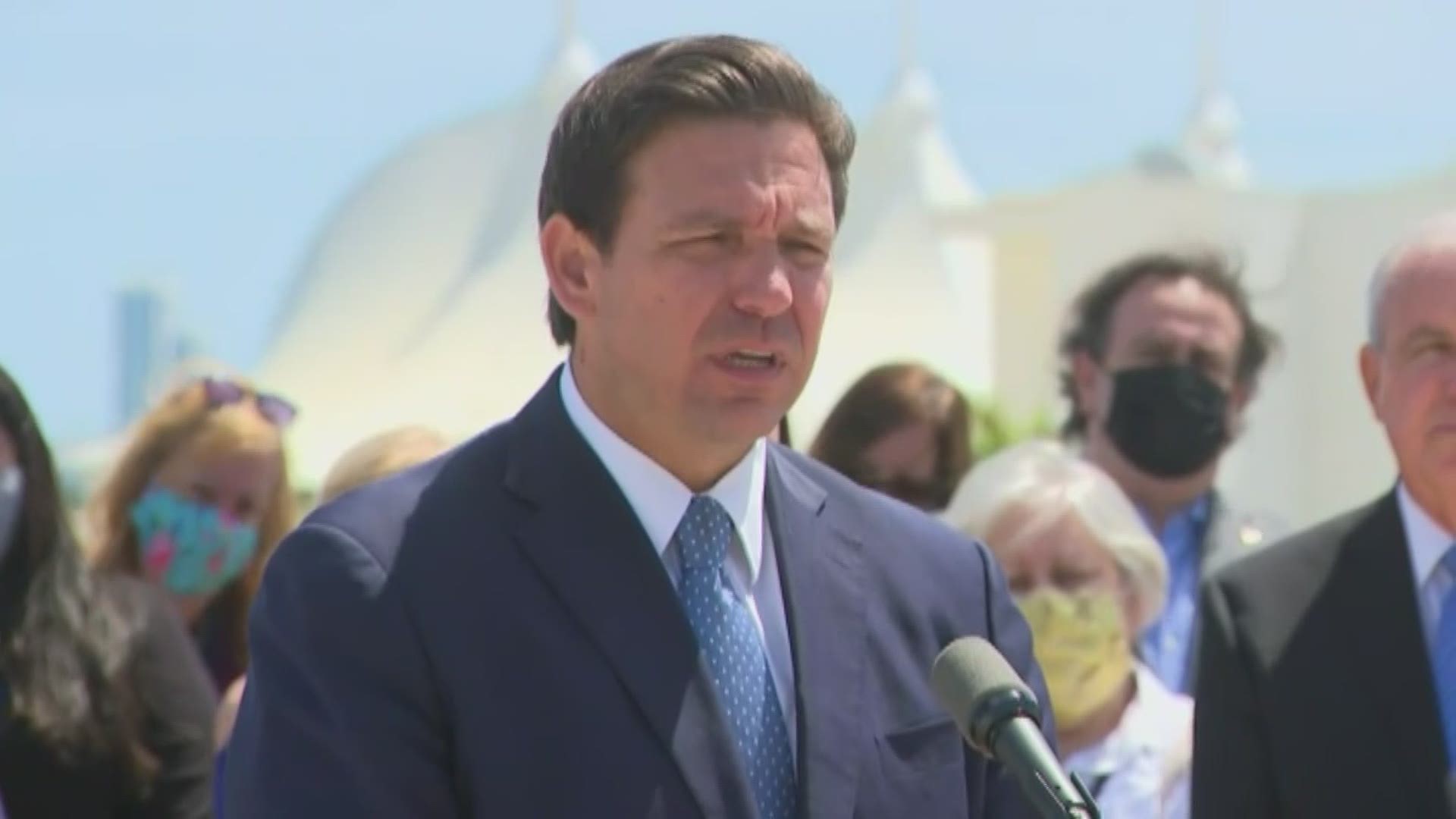 During a press conference in Miami on Thursday, Florida Governor Ron DeSantis announced that the state would be filing a lawsuit.