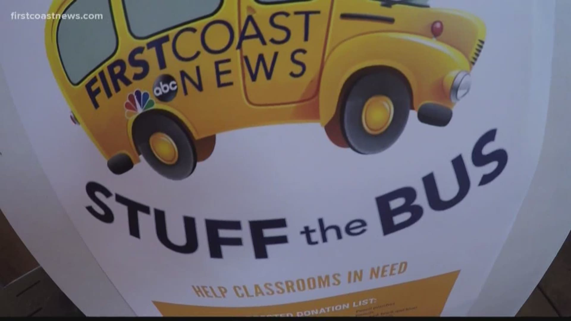 Now until August 3, businesses can sign up to collect supplies, then bring the collected supplies to the Markets at Town Center to help stuff the buses.