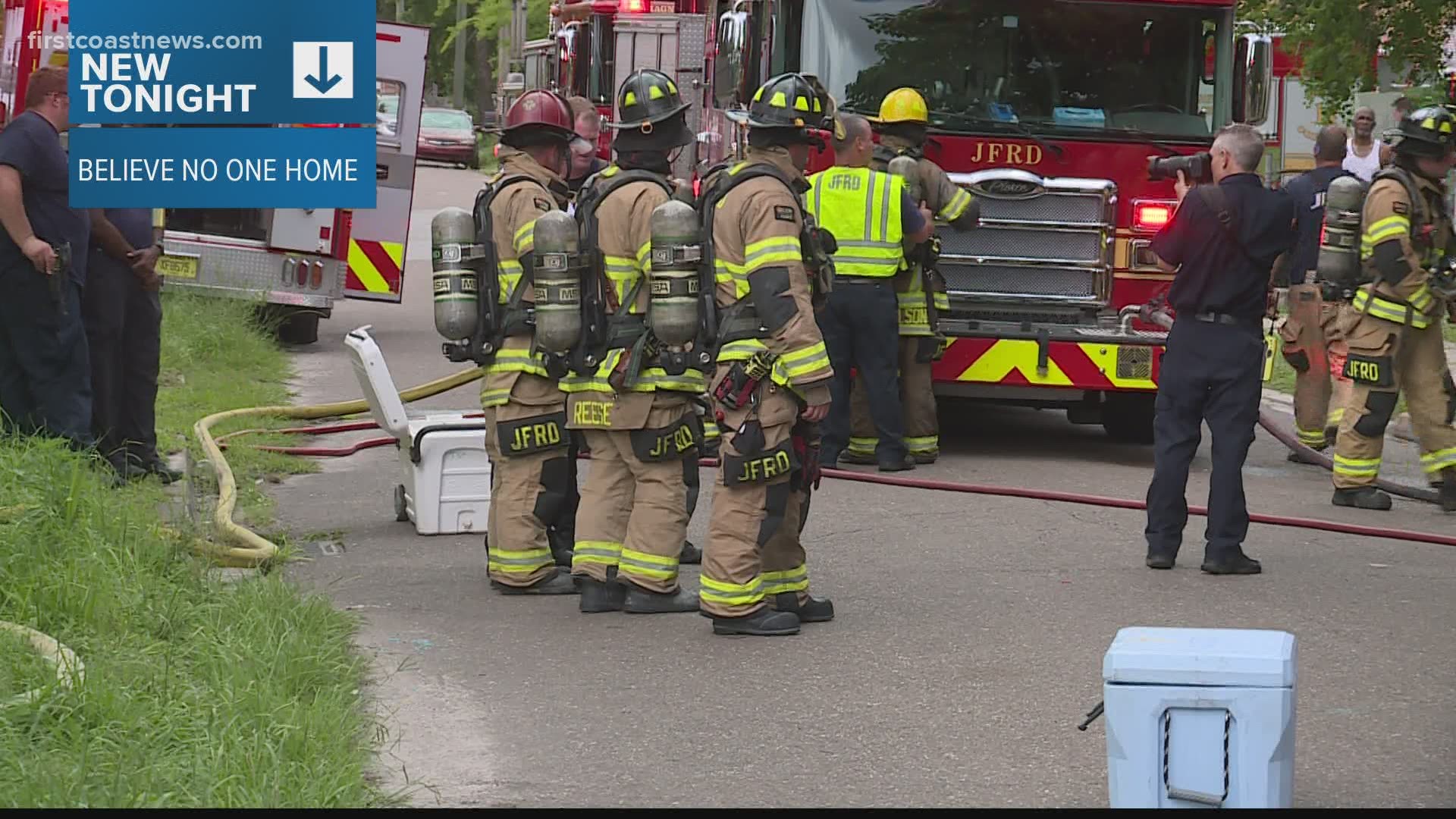Shortly after 12:30 p.m., JFRD tweeted that crews were responding to the 1400 block of Morgan Street, where a house fire had heavy smoke showing.
