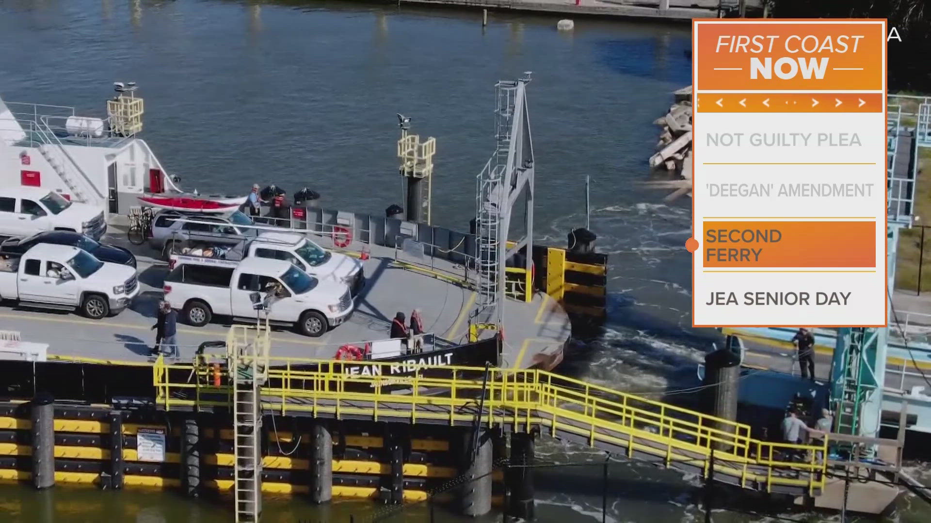 The ferry will help improve the connection between Mayport Village and Fort George Island. No date has been announced for when the ferry will be up and running.