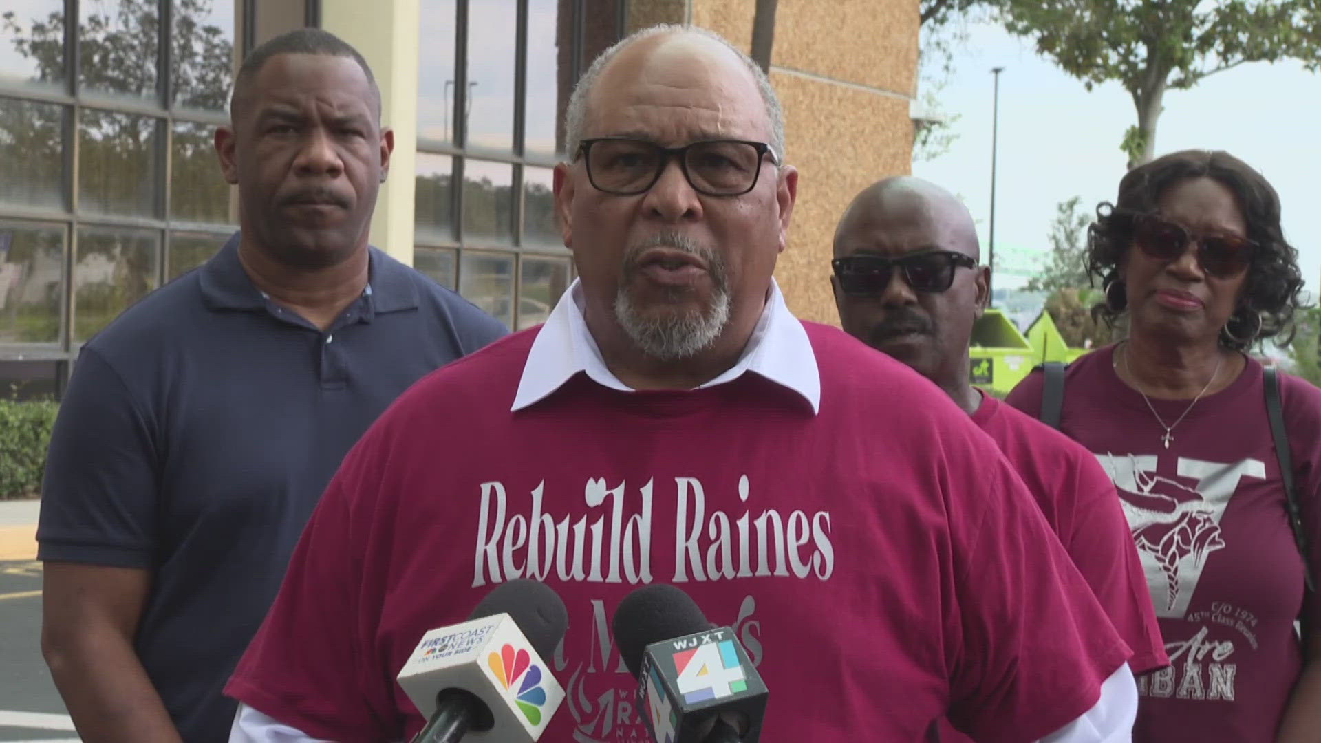 Raines alumni are calling for their school to be rebuilt now, as originally promised.