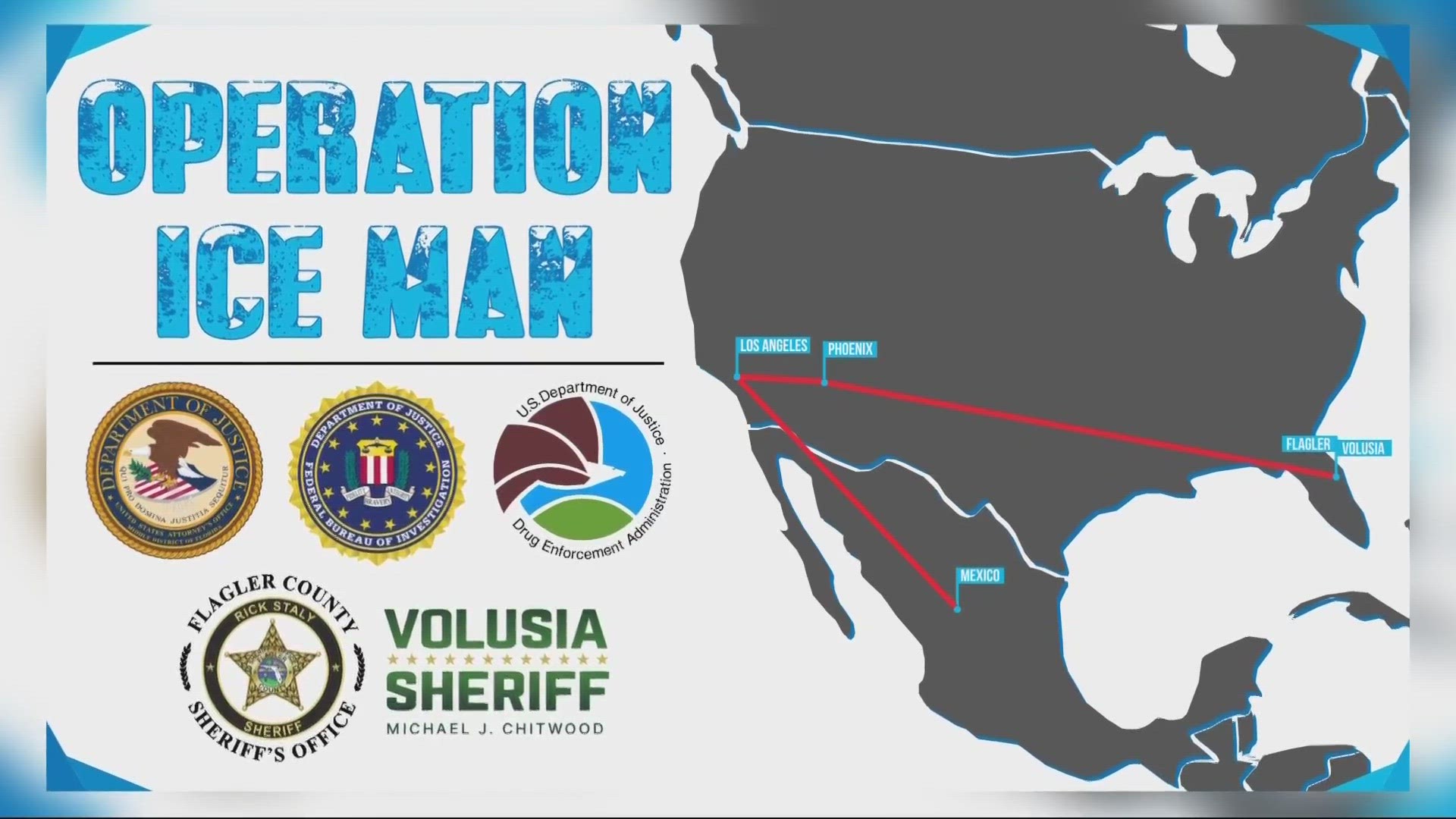 Officials say these individuals were shipping methamphetamine and cocaine from Mexico to Central Florida using commercial trucks.