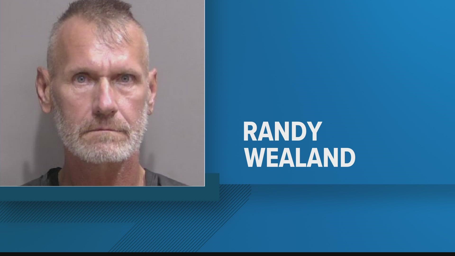 Randy Lee Wealand, 54, was arrested for stealing a JLG Lull vehicle loader, taking it for a "joy ride" and causing thousands of dollars in damage along A1A.