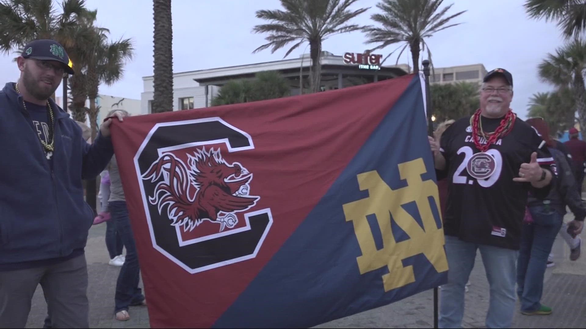 Fans are excited about the Gator Bowl in Jacksonville.