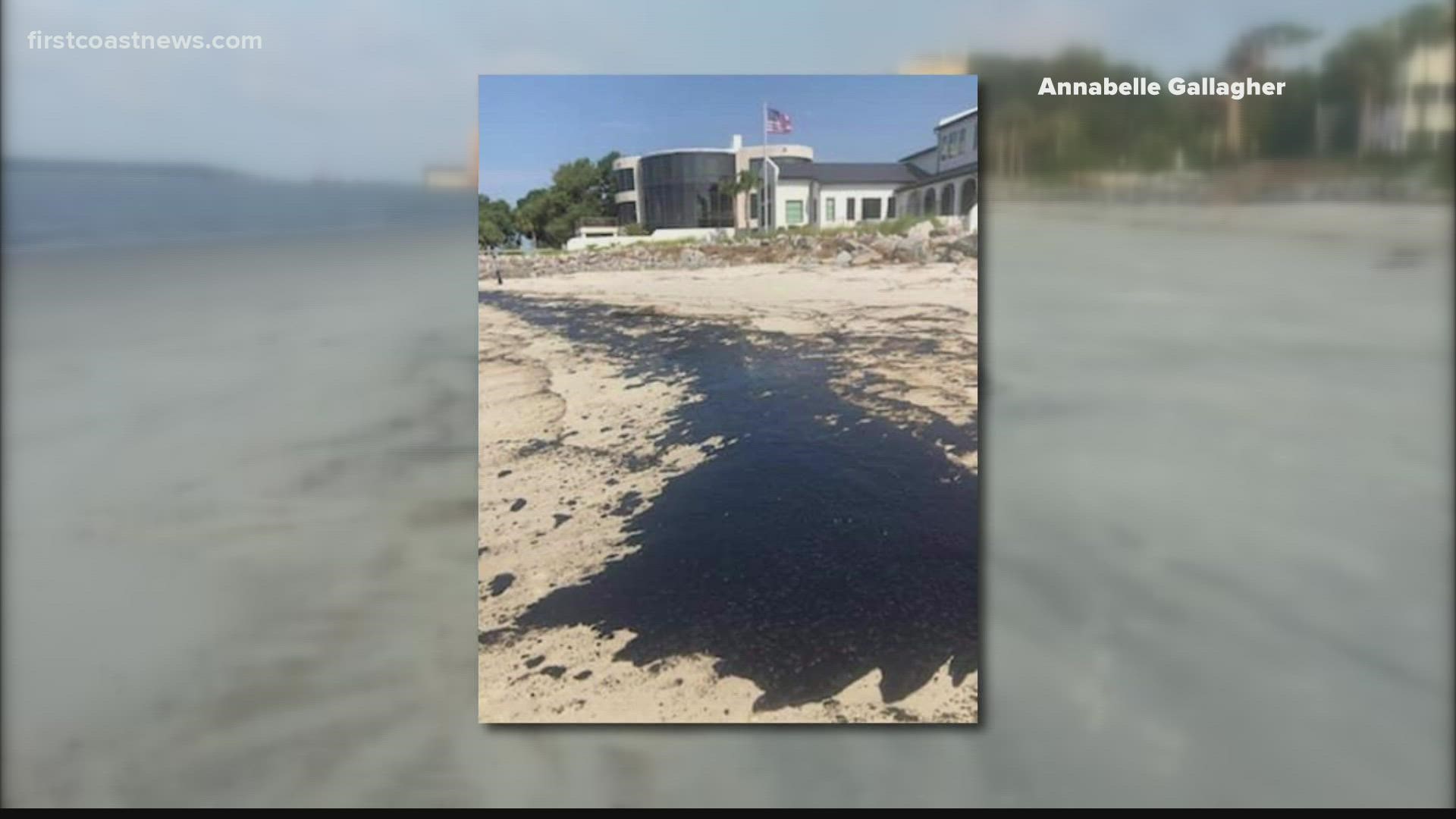 Another spill was reported Saturday morning in St. Simons Sound.  The Golden Ray is undergoing salvage operations after it ran aground in September 2019.