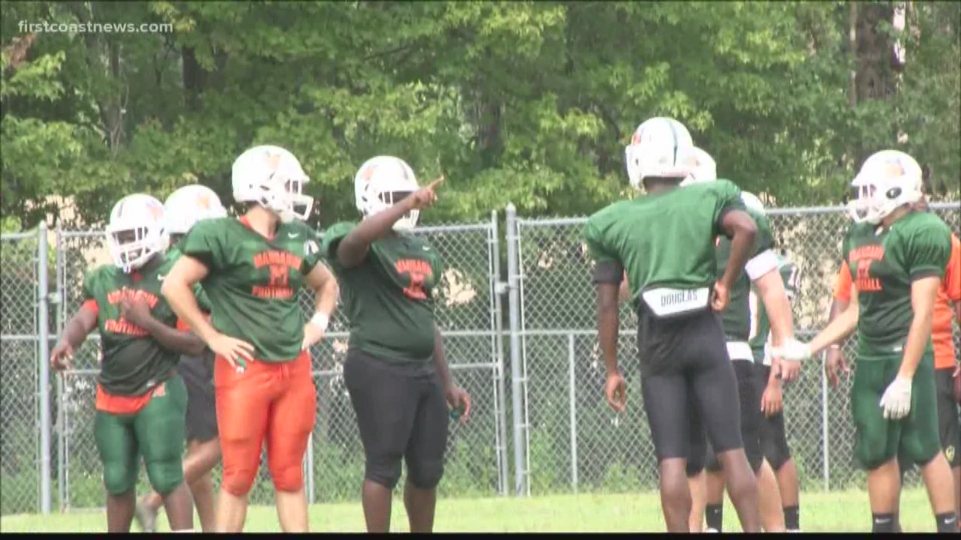 Mandarin wide reciever Tre Lawrence has converted from quarterback to wide out in 2019.