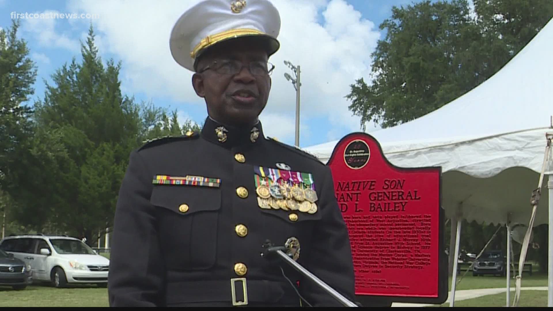 Lt. Gen. Ronald Bailey honored was honored in his hometown, saying of America overcoming challenges, “There’s no question in my mind that we won’t get there.”