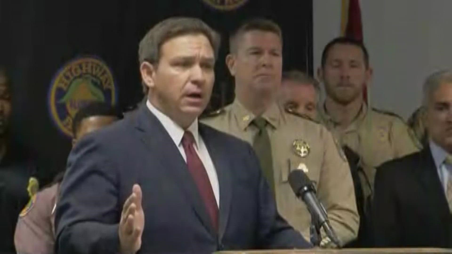 Gov. DeSantis says the media lied about several aspects of the Rittenhouse case.