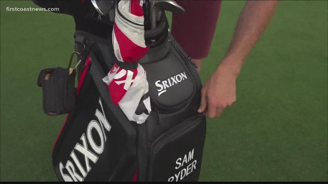 From duct tape to quarters from the 60s, you never know what you may find in PGA Tour pro Sam Ryder's, bag