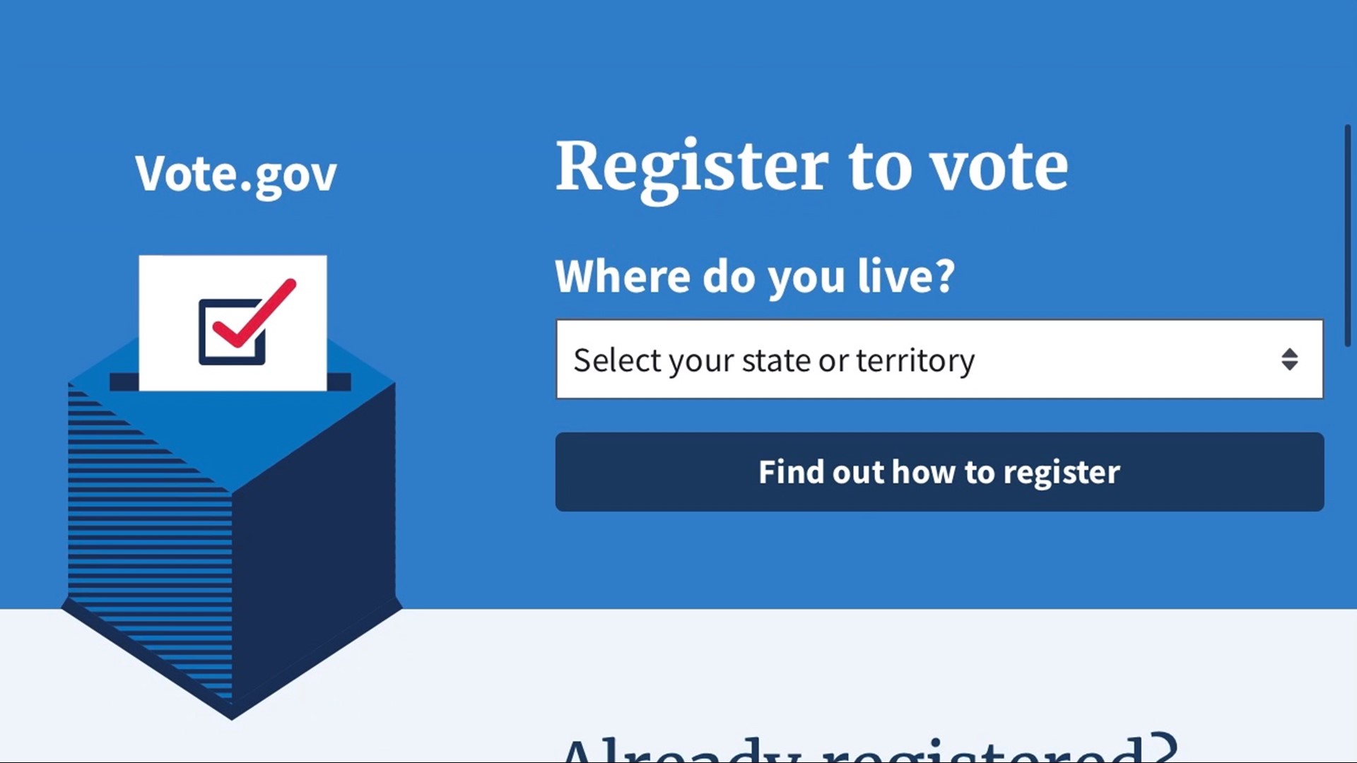 Where Can I Go To Register To Vote