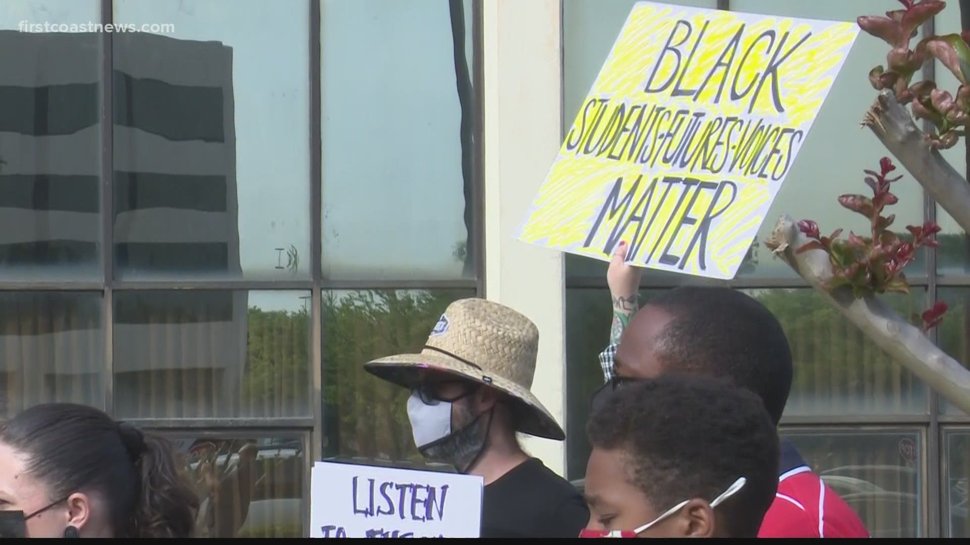 Local activists rally for Duval County school name changes