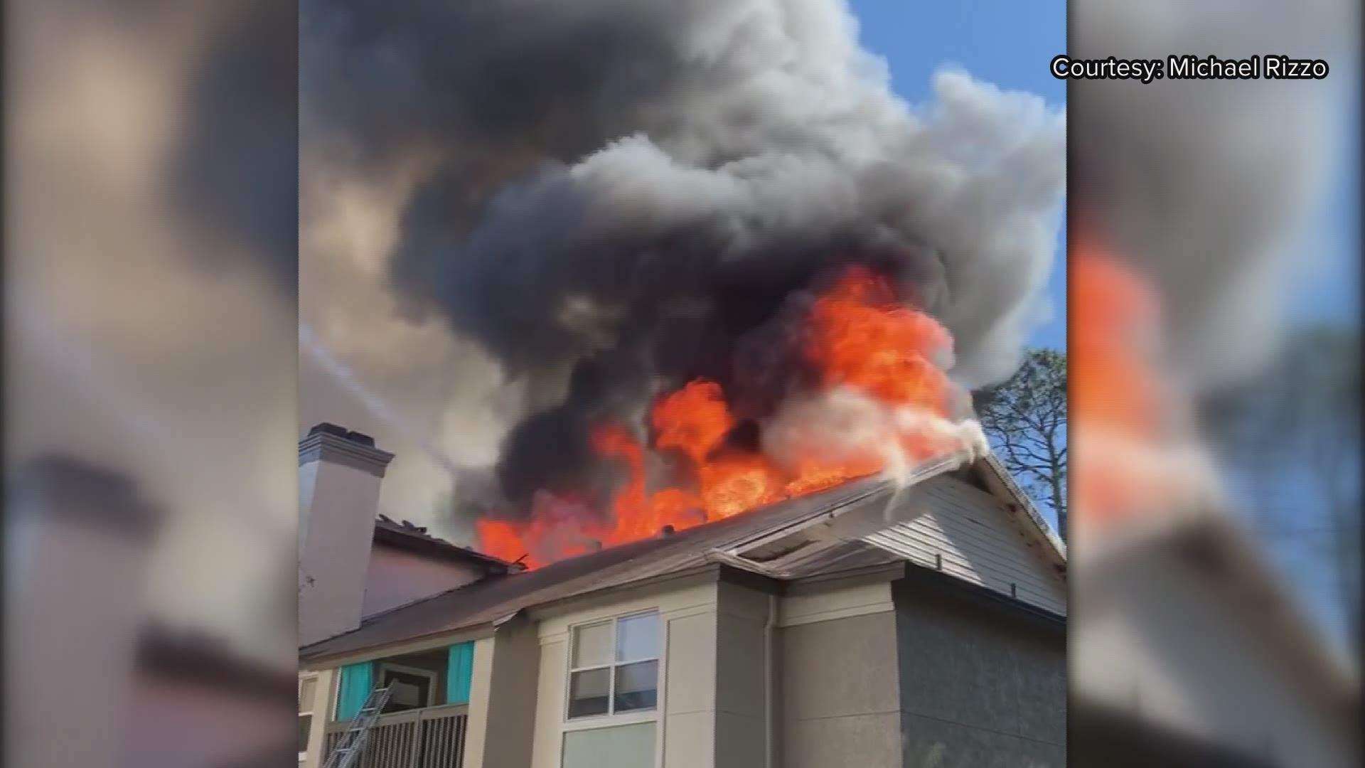 Many residents are displaced after an apartment caught fire in Jacksonville's Deercreek area.
