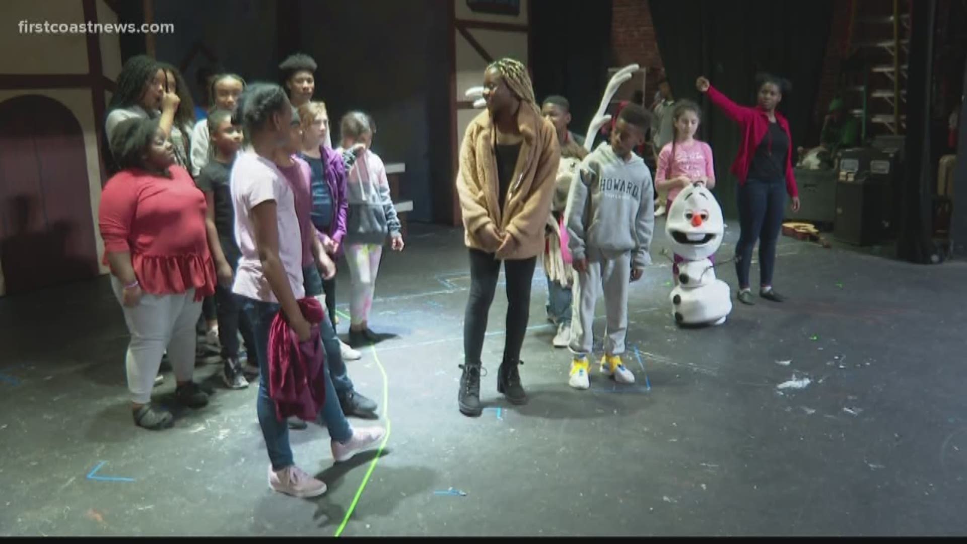 There are two performances of "Frozen Jr" on Saturday, Dec. 7 at 3 p.m. and 6 p.m.