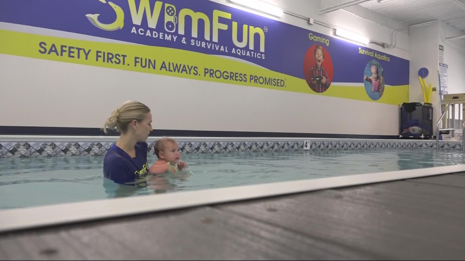 SwimFun Academy hopes to teach kids to swim as well as help them socialize, learn and make friends.