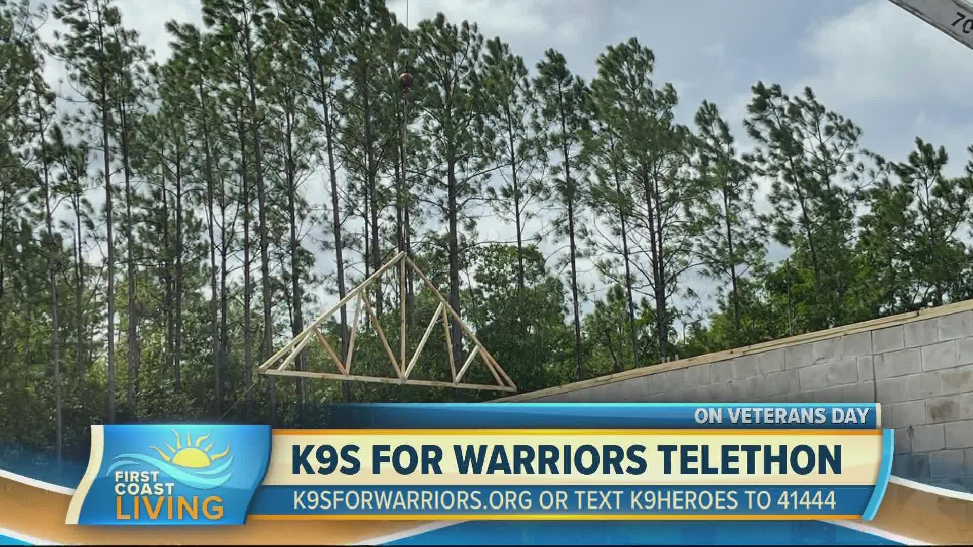 CEO of K9s for Warriors Rory Diamond talks about the big goal to help more Veterans by raising enough money for the World's largest kennel training facility!
