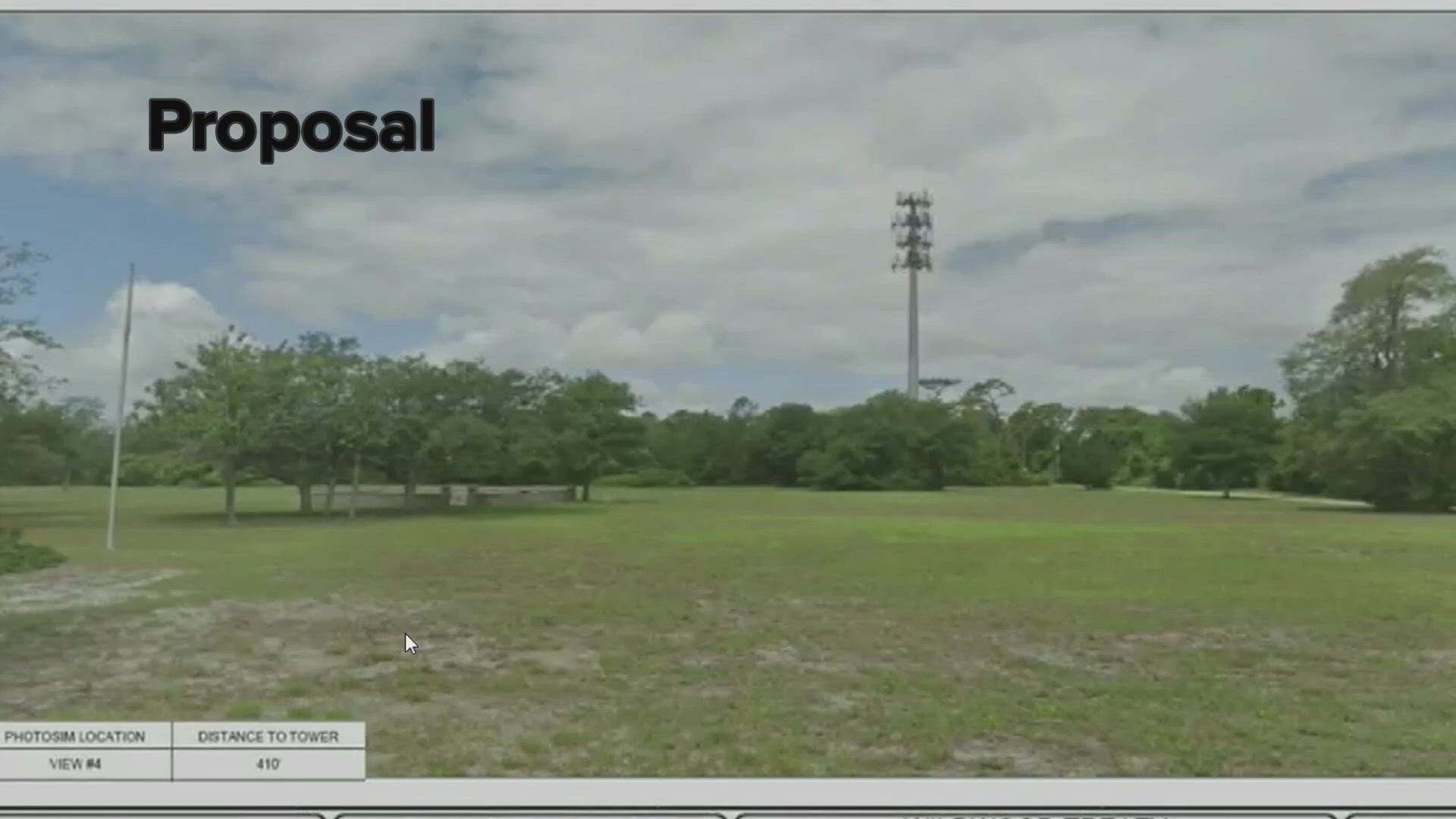 Residents in the area raised concerns that the proposed 150-foot tower could bring health risks and lower property values.