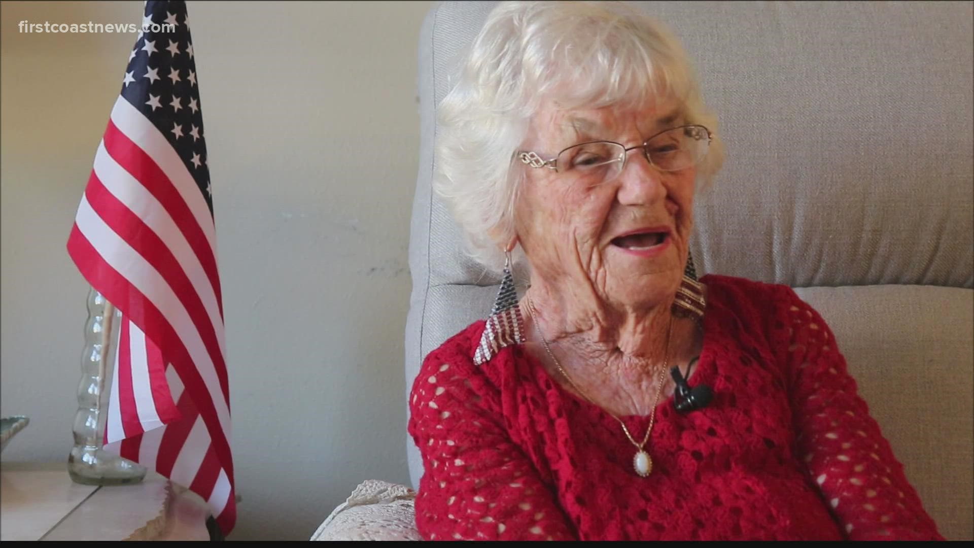 Joy Casino, a 98-year-old Navy veteran, joined the service during World War II.