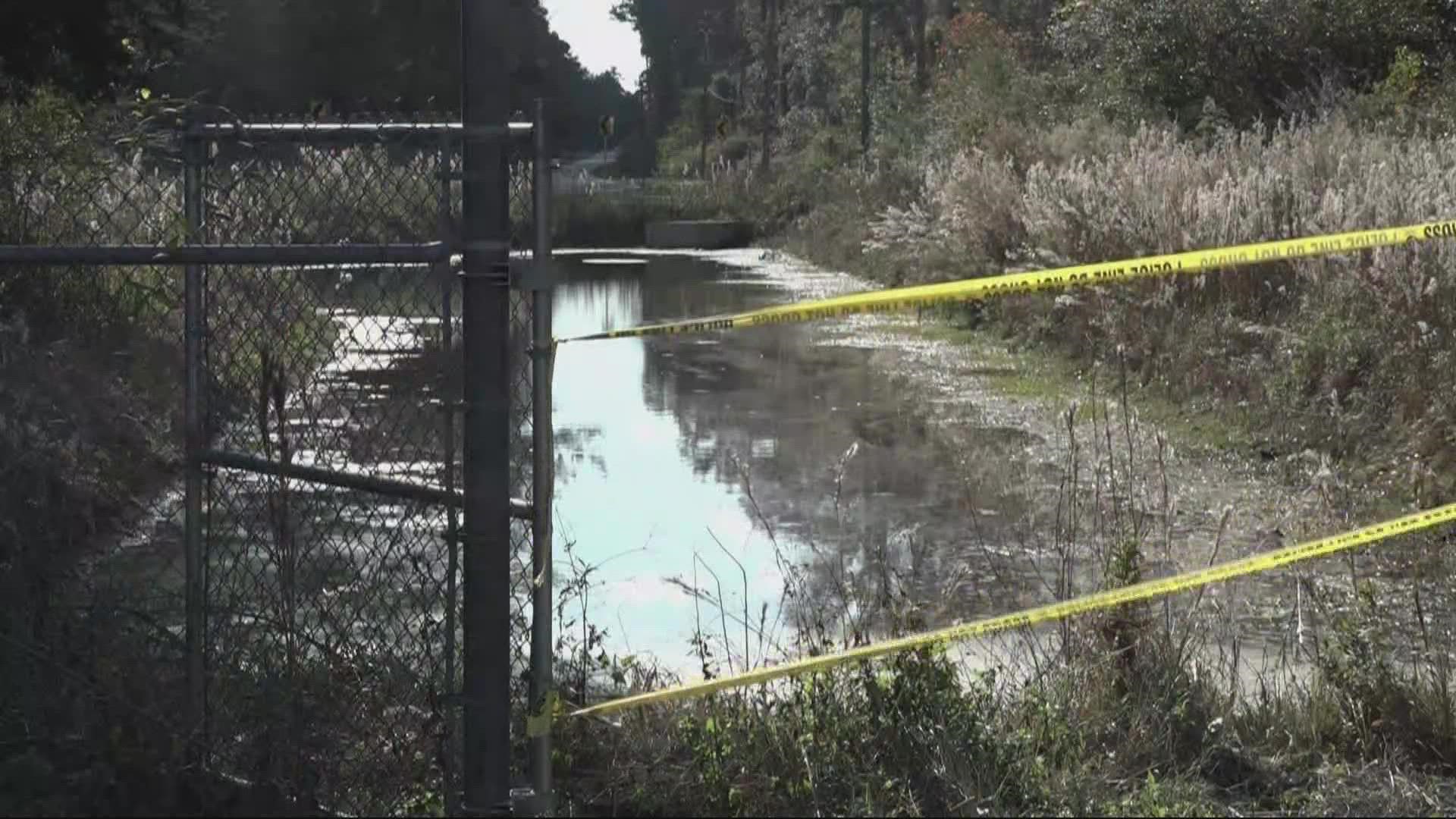 Officials found a car in a pond on Wind Chime Lane in the Callahan area. The exact time of the crash is unknown.