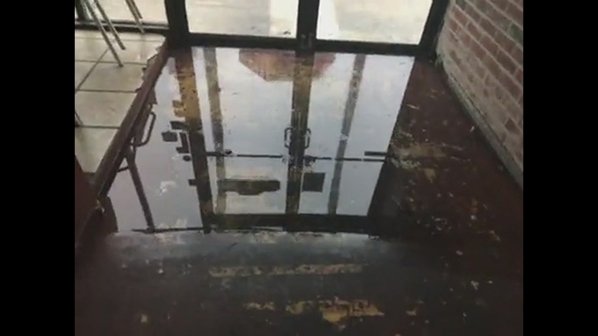 Downpours downtown brought water inside Bay Street Bar & Grill and streaming down the Bay Street sidewalk.
Credit: Mindy Wadley