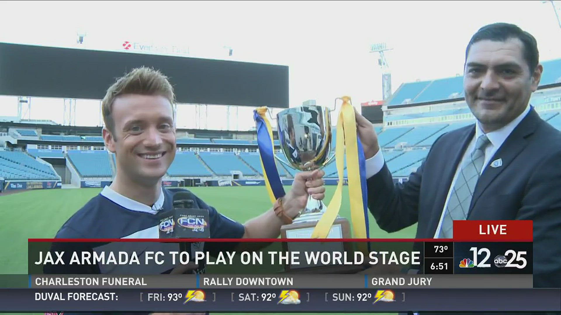 The Jacksonville Armada FC will host their first international friendly against the Boca Juniors soccer club of Argentina.