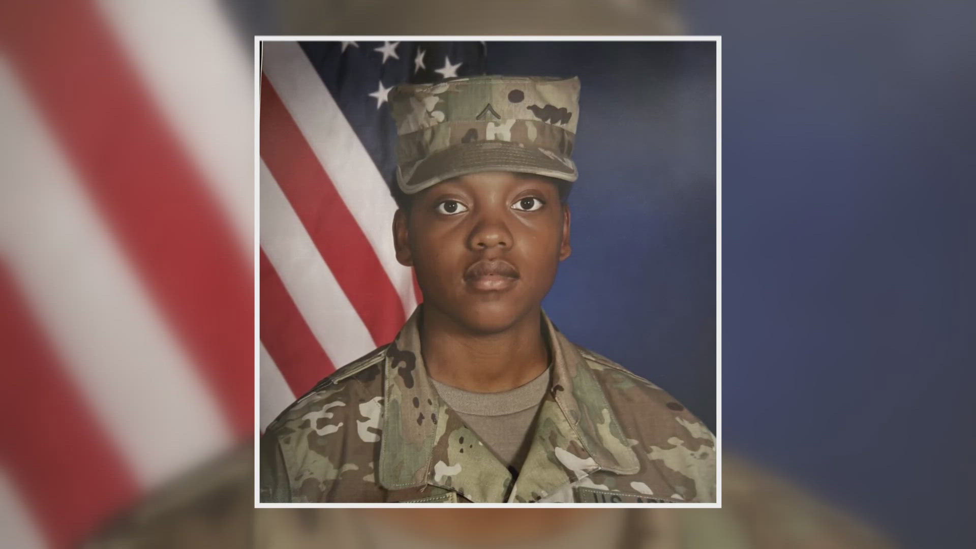 The drone strike killed Sergeant Kennedy Sanders from Waycross, Georgia.