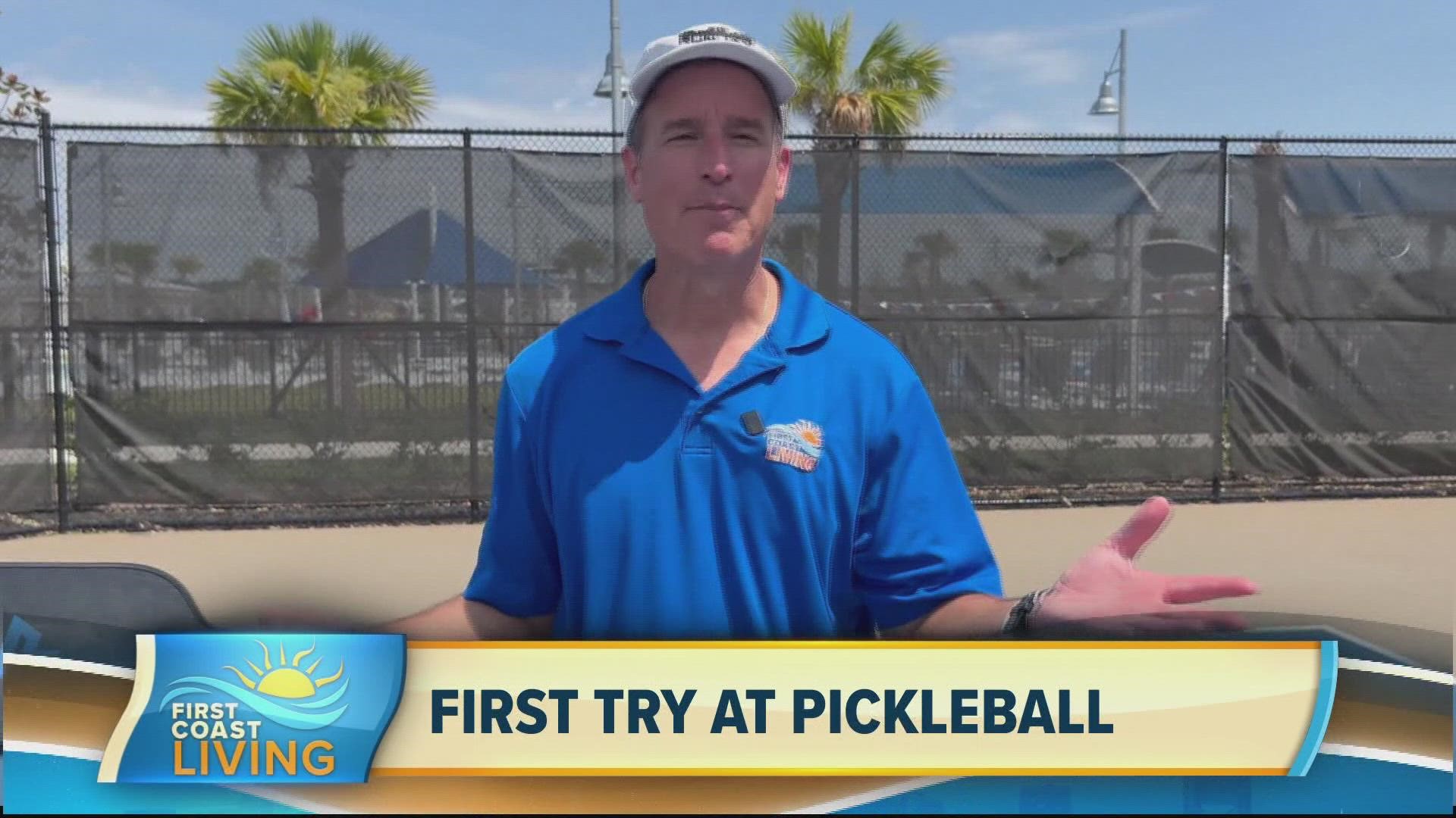 Mike Prangley hits the pickleball court and shows us what this pickle craze is all about.