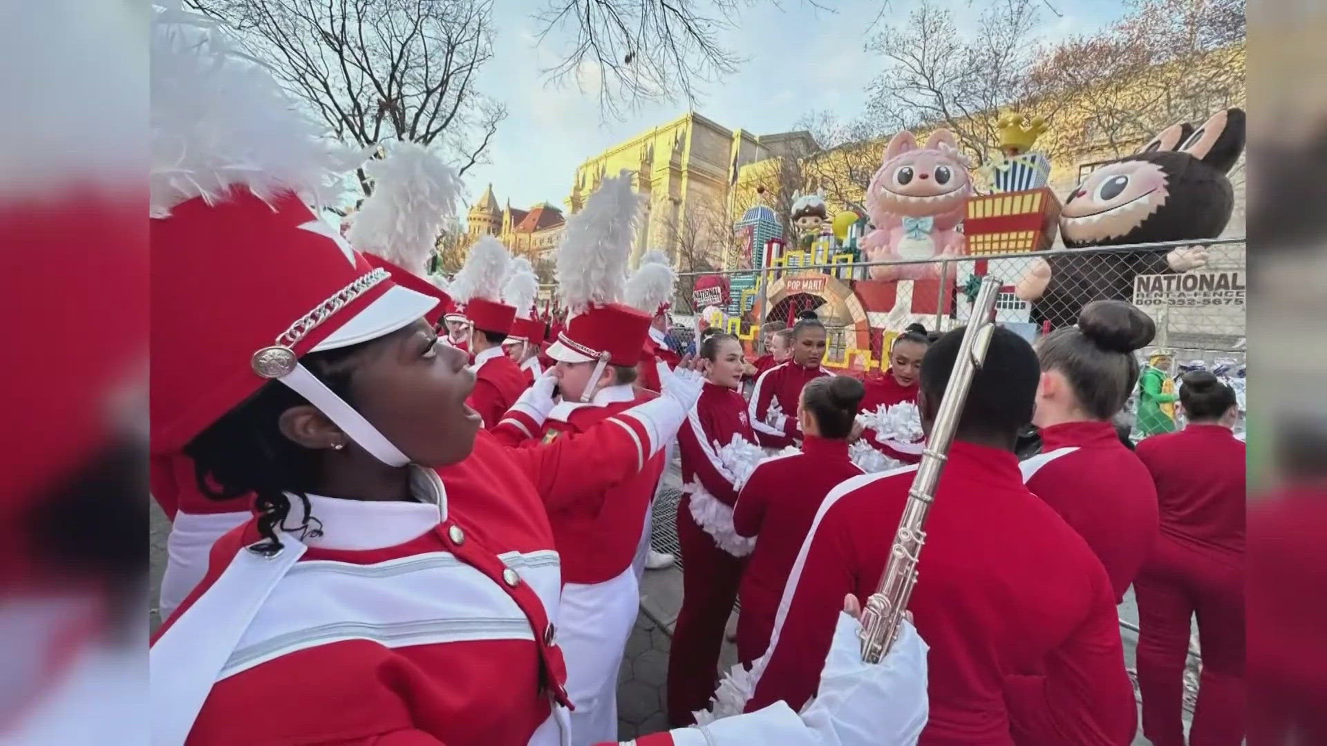 High School flutist Emerson Smiley saw a once in a lifetime opportunity to perform in front of millions of people watching the annual parade and took it.