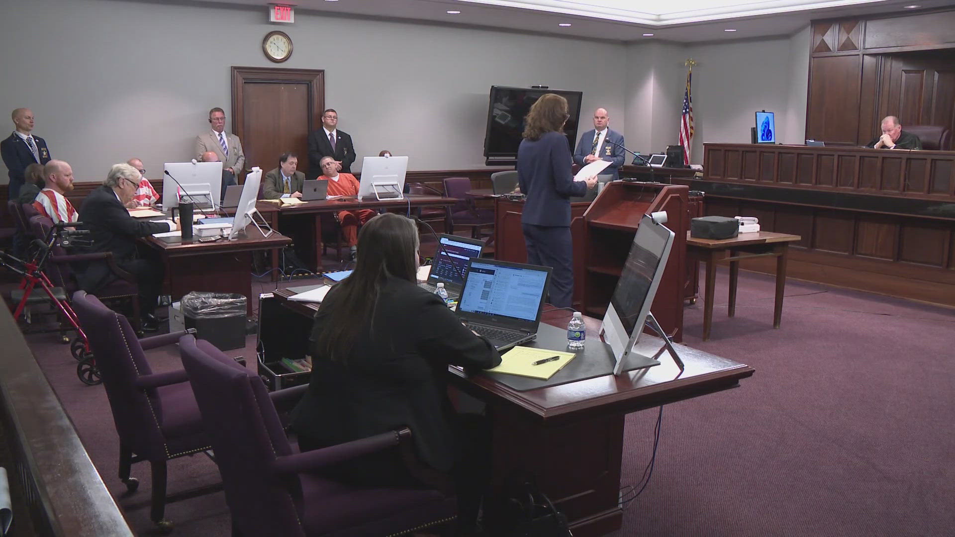 The hearing is a motion for new trial regarding the state's case.