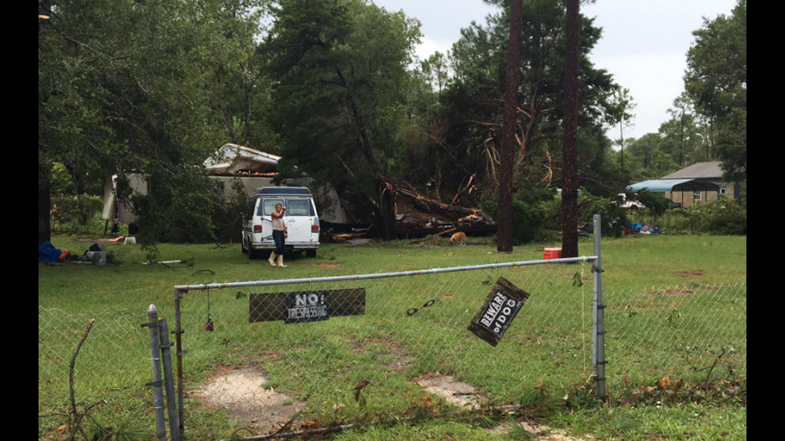 EF1 tornado leaves damage in Yulee area with winds up to 100 mph