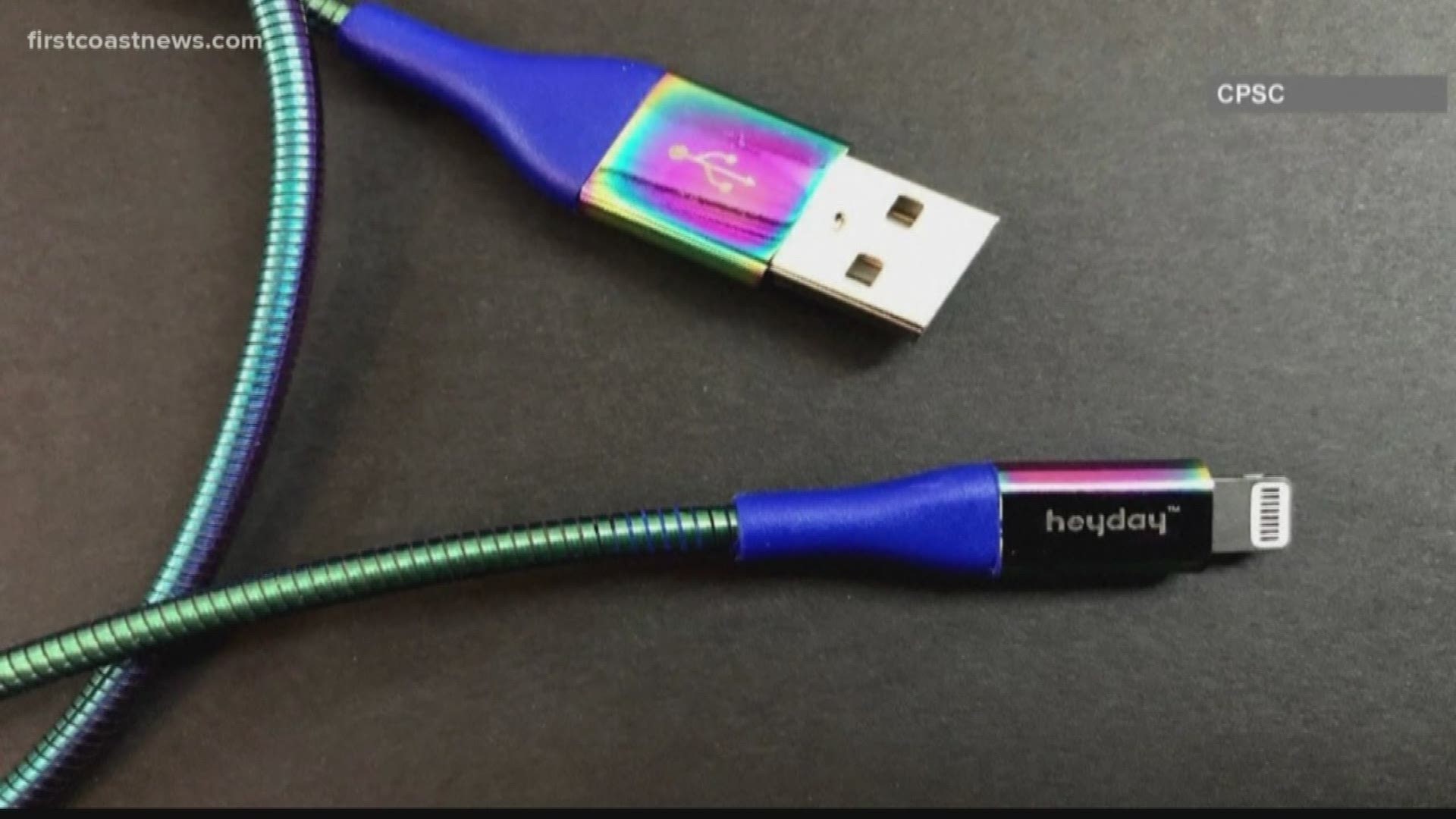 About 90,000 USB charging cables sold by Target are being recalled.