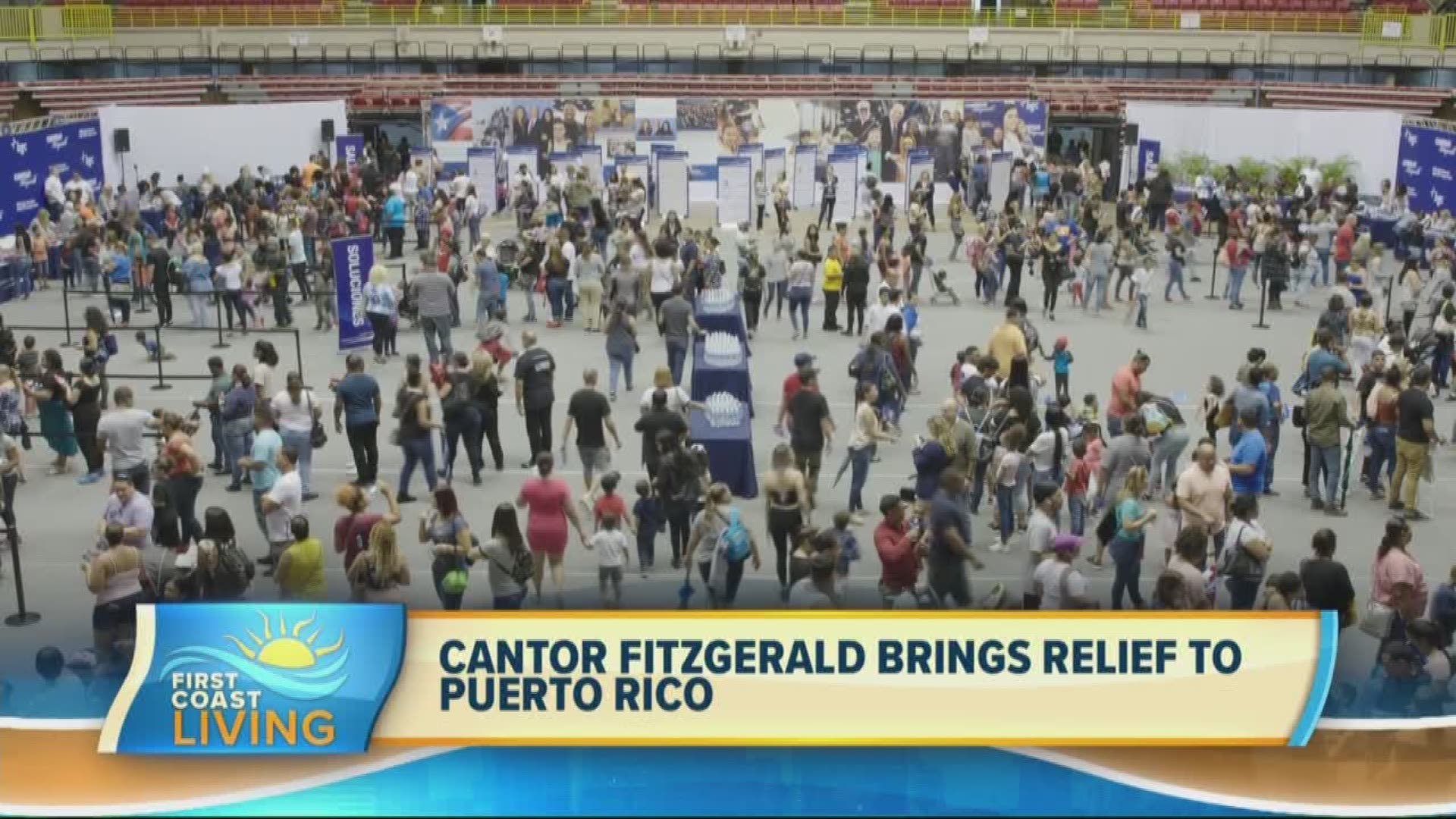 Cantor Fitzgerald and volunteers work to bring relief to Puerto Rico.